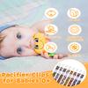 babygoal Baby Halloween Pacifier Clips 8 Pack, Pacifier Holder Clips Fits for Most Pacifier and Binkies 8PS32-B view 2