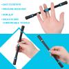 Spakon 4 Pcs Spinning Pen Rolling Finger Rotating Gaming Trick Pen Mod Stress Releasing Brain Training Suppliess for Learning Office Supplies(Black, Blue) view 4