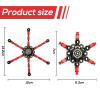 TOZONG 4 PCS Fidget Spinner Sensory Toys,Creative Top Spinning Stress Relief Hand Toy,Transformable Chain Mechanical Spiral Twister Fingertip Gyro Anti-Anxiety Toys for Adults and Kids view 3