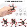 TOZONG 4 PCS Fidget Spinner Sensory Toys,Creative Top Spinning Stress Relief Hand Toy,Transformable Chain Mechanical Spiral Twister Fingertip Gyro Anti-Anxiety Toys for Adults and Kids view 4