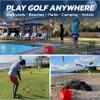 bucketgolf Game Pro The Original Ultimate Backyard Golf Game for Family, Adults and Kids - Portable 9 Hole Golf Course Play Outdoor, Lawn, Park, Beach, Yard view 3