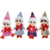 BUNRUN 4 Pcs Tiny Baby Elf Doll | Christmas Miniature Elf Doll | Baby Elves Dolls Toys | Christmas New Year Decoration Gift and Advent Calendars Xmas Stocking Stuffers view 1