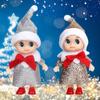 BUNRUN 4 Pcs Tiny Baby Elf Doll | Christmas Miniature Elf Doll | Baby Elves Dolls Toys | Christmas New Year Decoration Gift and Advent Calendars Xmas Stocking Stuffers view 2