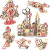 ASOK 149 Piece Magnetic Blocks Building Tiles Educational Construction Toy Set STEM Playset for 3 4 5 6 7 Years Old Boys Girls Gifts view 1