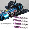 Rchobbytop 8pcs Aluminum Shocks Absorber 188004 (108004) for HSP 94111 94188 94108 Redcat Volcano Epx/epx PRO Volcano S30 RC 1/10 Monster Truck 128mm Dampers Assembled Replacement Parts, Purple view 3