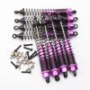 Rchobbytop 8pcs Aluminum Shocks Absorber 188004 (108004) for HSP 94111 94188 94108 Redcat Volcano Epx/epx PRO Volcano S30 RC 1/10 Monster Truck 128mm Dampers Assembled Replacement Parts, Purple view 4
