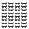 TOYANDONA 80pcs Doll Sunglasses Mini Plastic Dolls Sunglasses Black for Dollhouse DIY Crafts Dollhouse Accessories Decorate, 3X2.6X1CM view 1