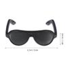 TOYANDONA 80pcs Doll Sunglasses Mini Plastic Dolls Sunglasses Black for Dollhouse DIY Crafts Dollhouse Accessories Decorate, 3X2.6X1CM view 2