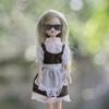 TOYANDONA 80pcs Doll Sunglasses Mini Plastic Dolls Sunglasses Black for Dollhouse DIY Crafts Dollhouse Accessories Decorate, 3X2.6X1CM view 4