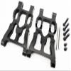Aluminum Front or Rear Lower ARM with Shinning Silver Edge - 1PR Set Black for Savage XS Flux Mini Monster Truck Upgrade Parts view 1