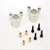 for 1/10 RC Car Wraith 4WD & RR10 Bomber Knuckle Silver Aluminum Front C-HUB - 1PR view 1