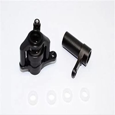 Aluminum Steering Assembly Bellcrank for 1/8 RC Car Yeti XL Upgrade Parts -1set Black