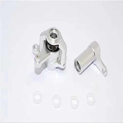 Aluminum Steering Assembly Bellcrank for 1/8 RC Car Yeti XL Upgrade Parts -1set Silver