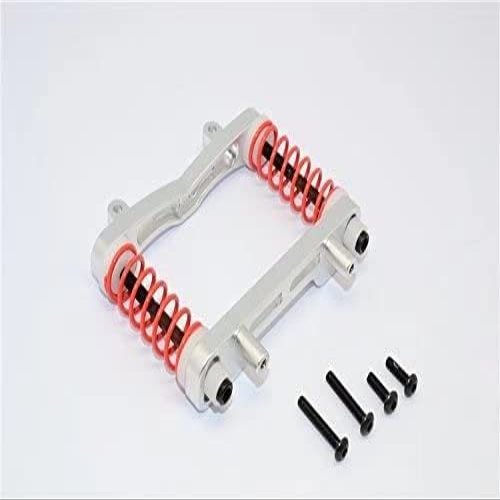 for 1/8 RC Car YETI XL Monster Buggy Aluminium Front Bumper Absorber - 1SET Silver