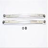 Aluminum Rear Upper Links 1/8 RC Car Yeti XL -2pcs Silver RC Upgrade Parts view 1