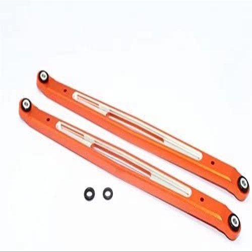 Aluminum Rear Upper Links 1/8 RC Car Yeti XL -2pcs Orange RC Upgrade Parts