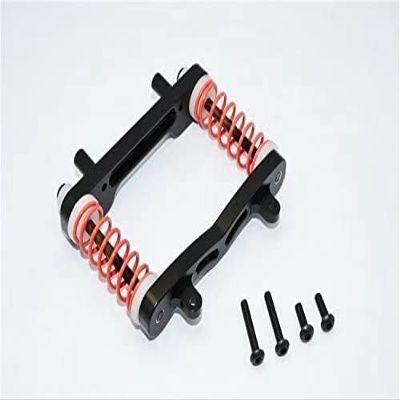 for 1/8 RC Car YETI XL Monster Buggy Aluminium Front Bumper Absorber - 1SET Black