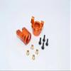 for 1/10 RC Car Wraith 4WD & RR10 Bomber Knuckle Orange Aluminum Front C-HUB - 1PR view 1