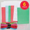 Baker Ross FE942 Christmas Threading Card Kits - Pack of 6, Make Your Own Christmas Cards, Introduction to Threading for Beginners, Educational Crafts for Kids view 2