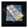 HANRUO 10 Pages/Batch Coin Photo Album PVC Collection Book Collection Coin Holder Protection Photo Album (Color : 3 Units-Paper Money) view 4