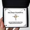 Mugart I Am Toy Giving, Kid Loving, Candy Supplying, Always Forgiving, Cake Making, Hug. Cross Dancing Necklace, Grandma, Fancy Gifts for Grandma view 1