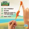 PICK A TOY Stretchy Slingshot Dinosaur Toys  36 Mini Rubber Dinosaurs, Party Favors, Kids Prizes, Mini Toys, Finger Flingers Flying Chicken Toy view 4