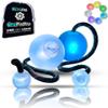 OrbPoi Pro Set - Orb Poi Pro w/Non LED Knob Handles - USB Rechargeable Contact LED Poi Balls w/ 40+ Color Modes & Patterns - LED Poi Spinning Balls w/Soft Durable Cases - Flow Arts Toy, UltraPoi view 1