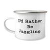 Beautiful Juggling Gifts, I'd Rather Be Juggling., Juggling 12oz Camper Mug From view 1
