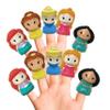 Disney Princess 10 Pc Finger Puppet Set - Party Favors, Educational, Story Time, Floating Pool Toys, Beach Toys view 1