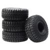 Rchobbytop 4PCS 1.9 Inch Tires OD 5 Inch / 128mm Rubber Tyres with Foam Inserts for 1/10 RC Rock Crawler Axial SCX10 SCX10 II 90046 90047 SCX10 III AXI03007 TRX6 TRX4 RC4WD D90 D110 view 1