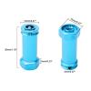 Rchobbytop Pack of 4 Aluminum 12mm Wheel Hub Hex Adapters 30mm Extension Offset Upgrade Parts for Traxxas Slash 4x4 HQ 727 1/10 RC Short Course Truck, Blue view 2