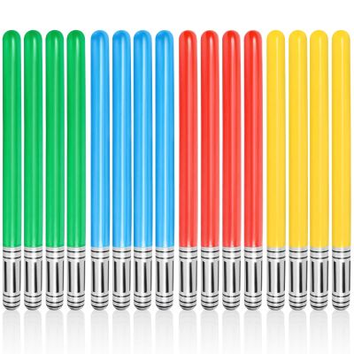 16 PCS Inflatable lightsaber - LIYDE Light Saber Sword Toys Party Bags Stocking Stuffers Favors Inflatable Swords for Cosplay Themed Party,Cosplay Party