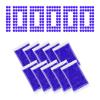 Gel Balls Blaster Ammo Splat Refill(7-8 mm,10 Packs,10000 Pieces Per Pack), Gel 7.5mm Blasters Bullets, Purple, for Ages 14+ view 1