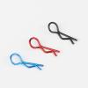 Rchobbytop 60pcs RC Body Clips Universal R Pins for 1/8 1/10 Scale On Road Car Off Road Buggy Rock Crawler Truck Short Course Shell, Black & Red & Blue view 4