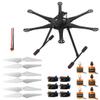 QWinOut 550 six-Axle drone aircraft 30A ESC with 920kv motor+ 9443 propeller or 1000kv motor + 1045 propeller DIY RC set (with 920KV Motor) view 1