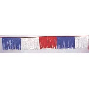 Hula FRINGE/FINGER Plastic Polyethylene Pennants #IP70 (Red Yellow)
