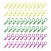 Rchobbytop 60pcs RC Body Clips Universal R Pins for 1/8 1/10 Scale On Road Car Off Road Buggy Rock Crawler Truck Short Course Shell, Purple & Yellow & Green view 1