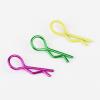 Rchobbytop 60pcs RC Body Clips Universal R Pins for 1/8 1/10 Scale On Road Car Off Road Buggy Rock Crawler Truck Short Course Shell, Purple & Yellow & Green view 4