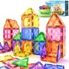 Soyee Magnetic Tiles Toddler Toys Magnetic Building Blocks for Kids Ages 3-12 STEM Educational Toys for Girls & Boys Sensory Toys for Kids with Autism Classroom Must Haves view 1