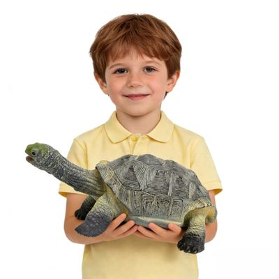 SmilerSmile Simulated Ocean Big Animal, One pc 15 Inch Soft Filled Rubber Sea Educational Toys (Tortoise)