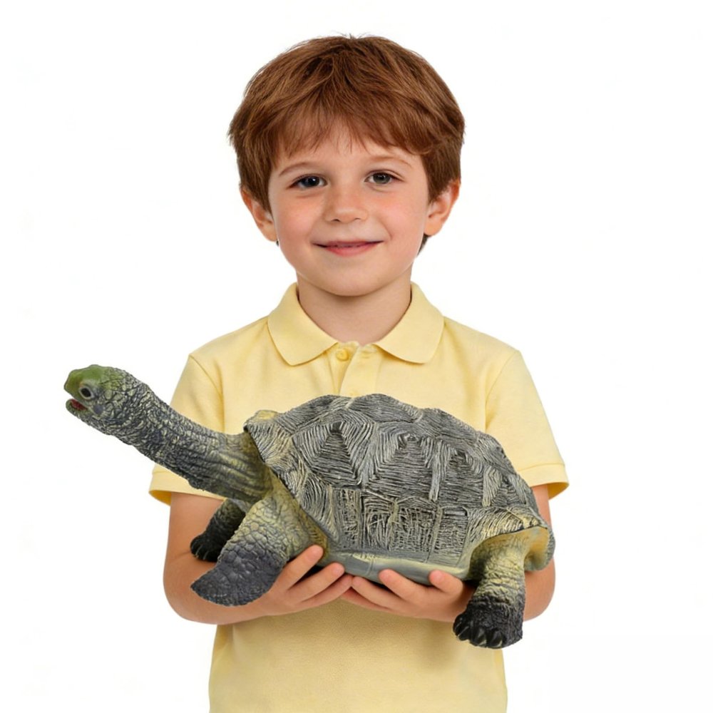 SmilerSmile Simulated Ocean Big Animal, One pc 15 Inch Soft Filled Rubber Sea Educational Toys (Tortoise)