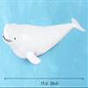 SmilerSmile Simulated Ocean Big Animal, One pc 15 Inch Soft Filled Rubber Sea Educational Toys (Beluga) view 2