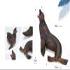 SmilerSmile Simulated Ocean Big Animal, One pc 15 Inch Soft Filled Rubber Sea Educational Toys (Sea Lions) view 2