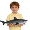 SmilerSmile Simulated Ocean Big Animal, One pc 18 Inch Soft Filled Rubber Sea Educational Toys (Tiger Shark) view 1