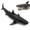 SmilerSmile Simulated Ocean Big Animal, One pc 18 Inch Soft Filled Rubber Sea Educational Toys (Tiger Shark) view 2