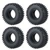 4PCS 1.0" Crawler Tires Rubber Wheel Tires for 1/24 Axial SCX24 90081 AXI00001 AXI00002 AXI00005 AXI00006 RC Crawler Car (54mm) view 2