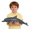 SmilerSmile Simulated Ocean Big Animal, One pc 15 Inch Soft Filled Rubber Sea Educational Toys (Dolphin) view 1