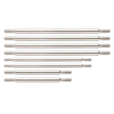 Rchobbytop 8pcs Stainless Steel Links Set 12.8" (324mm) Wheelbase Linkage Pull Rod for TRX-4 Defender 1/10 RC Crawler