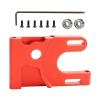 Aluminum Motor Mount Replacement Part # 03007 for HSP 1/10 RC Car Buggy Truck 94123 94103 94107 94110 94111 94112 94113 94115 94124 94170 Nitro Upgrade to Electric Powered, Red view 1