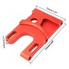 Aluminum Motor Mount Replacement Part # 03007 for HSP 1/10 RC Car Buggy Truck 94123 94103 94107 94110 94111 94112 94113 94115 94124 94170 Nitro Upgrade to Electric Powered, Red view 2